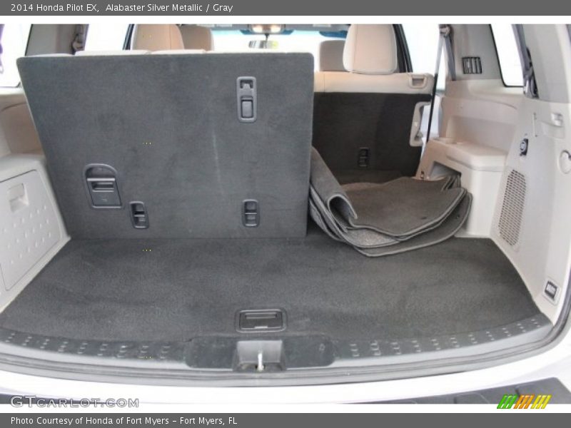 Alabaster Silver Metallic / Gray 2014 Honda Pilot EX