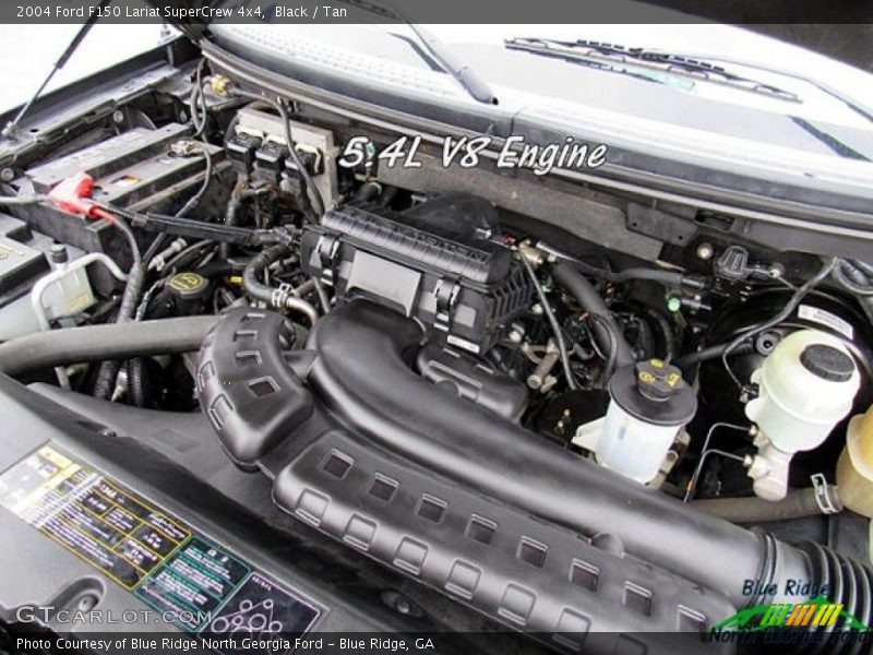 Black / Tan 2004 Ford F150 Lariat SuperCrew 4x4