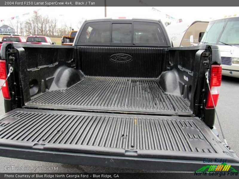 Black / Tan 2004 Ford F150 Lariat SuperCrew 4x4