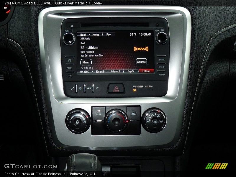Quicksilver Metallic / Ebony 2014 GMC Acadia SLE AWD
