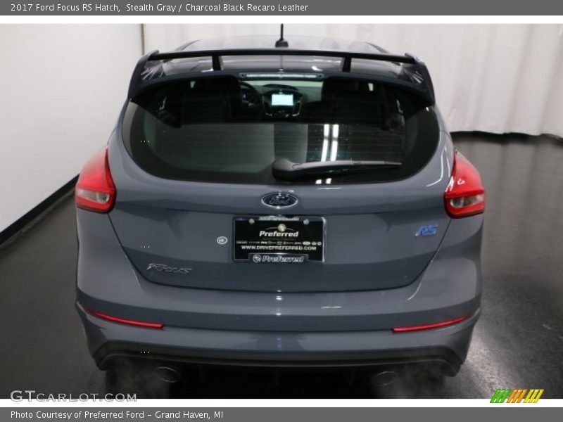 Stealth Gray / Charcoal Black Recaro Leather 2017 Ford Focus RS Hatch
