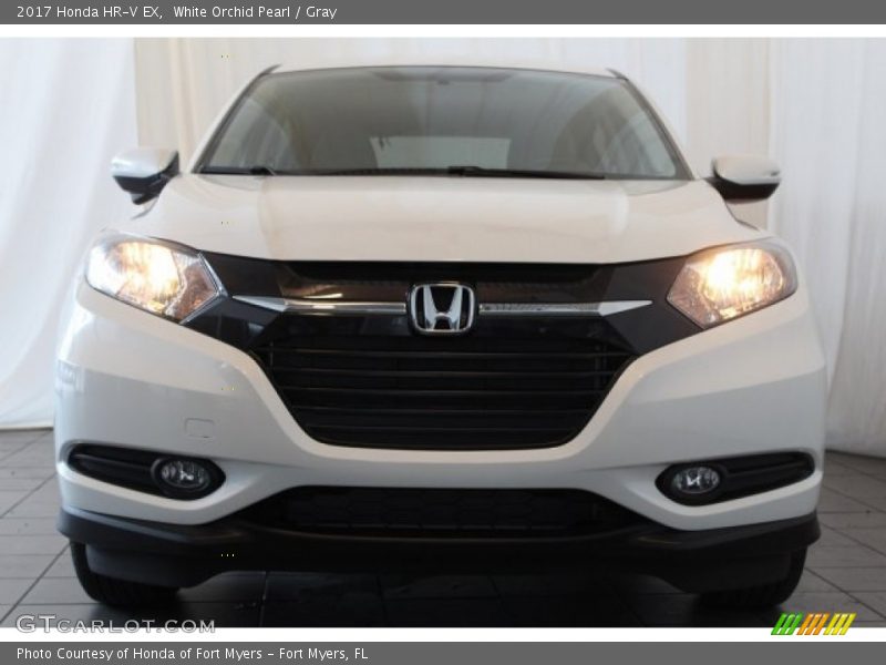 White Orchid Pearl / Gray 2017 Honda HR-V EX