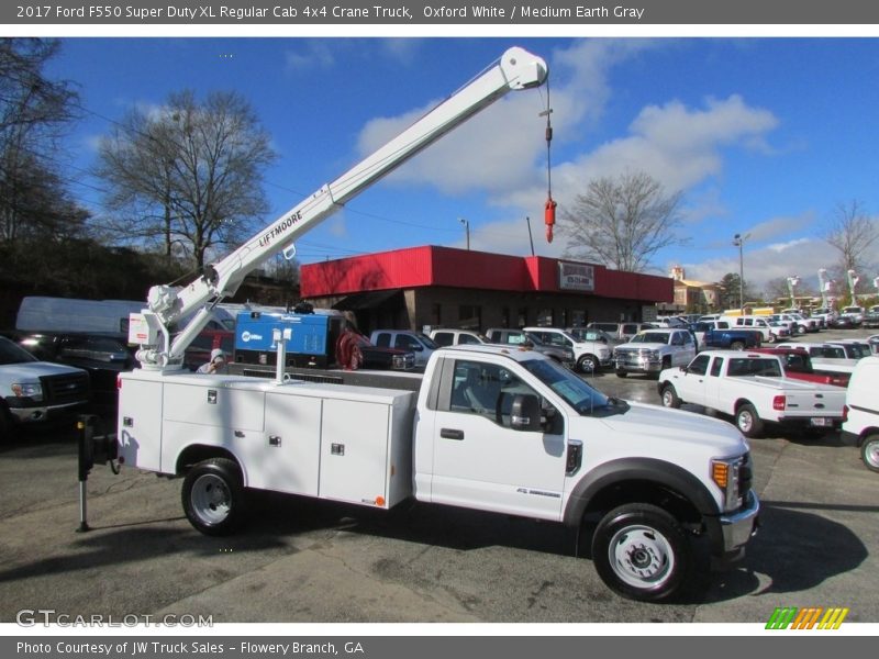  2017 F550 Super Duty XL Regular Cab 4x4 Crane Truck Oxford White