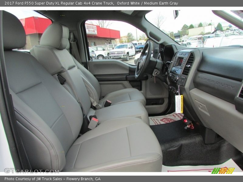 Front Seat of 2017 F550 Super Duty XL Regular Cab 4x4 Crane Truck