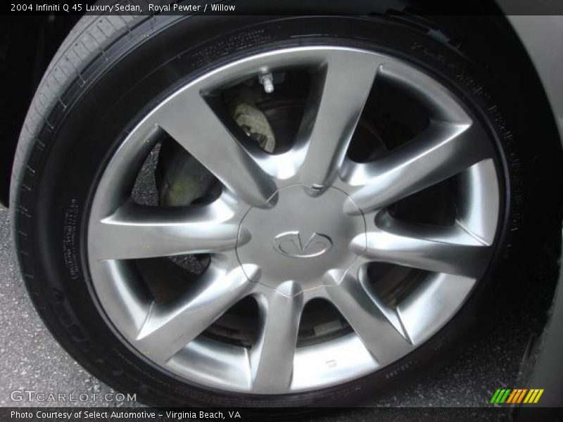 Royal Pewter / Willow 2004 Infiniti Q 45 Luxury Sedan