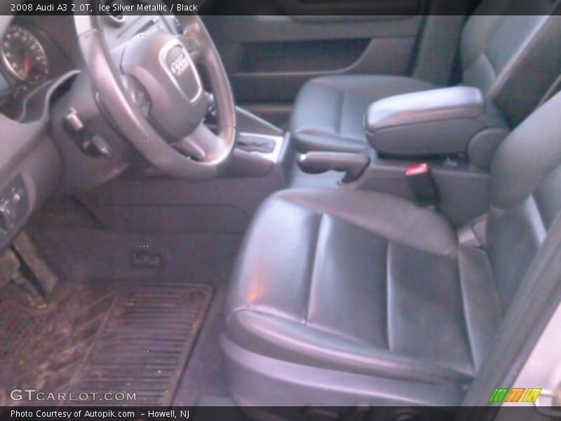 Ice Silver Metallic / Black 2008 Audi A3 2.0T