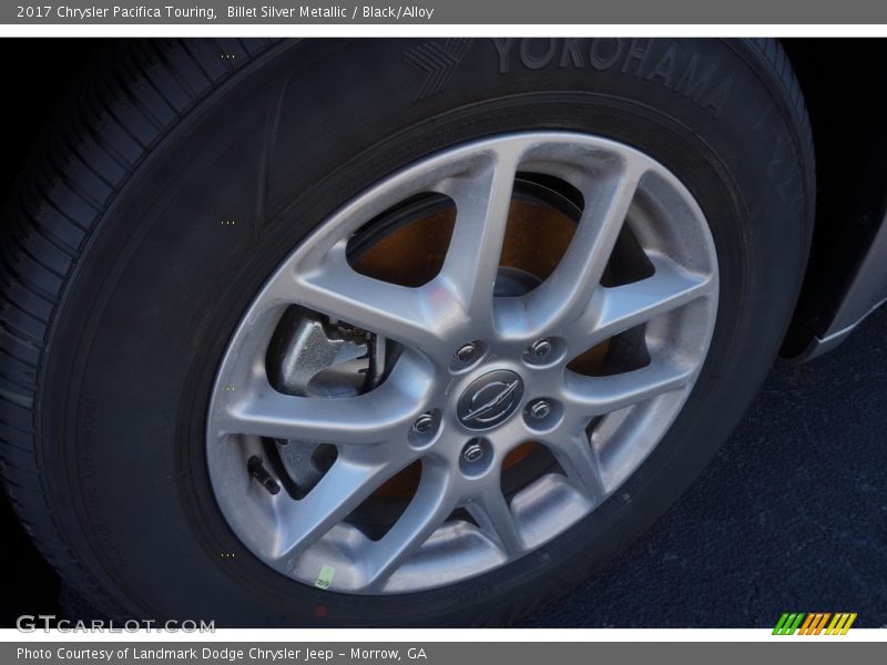 Billet Silver Metallic / Black/Alloy 2017 Chrysler Pacifica Touring