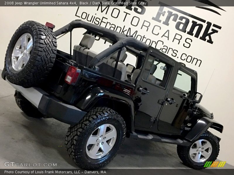 Black / Dark Slate Gray/Med Slate Gray 2008 Jeep Wrangler Unlimited Sahara 4x4