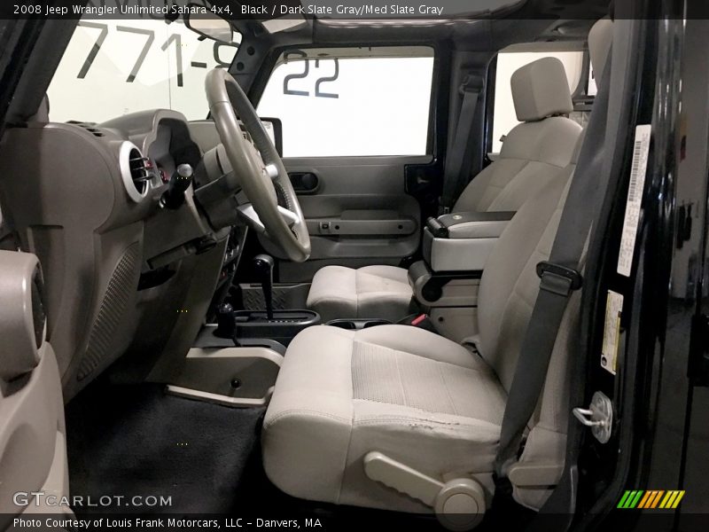 Black / Dark Slate Gray/Med Slate Gray 2008 Jeep Wrangler Unlimited Sahara 4x4