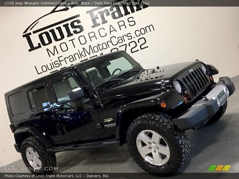 Black / Dark Slate Gray/Med Slate Gray 2008 Jeep Wrangler Unlimited Sahara 4x4