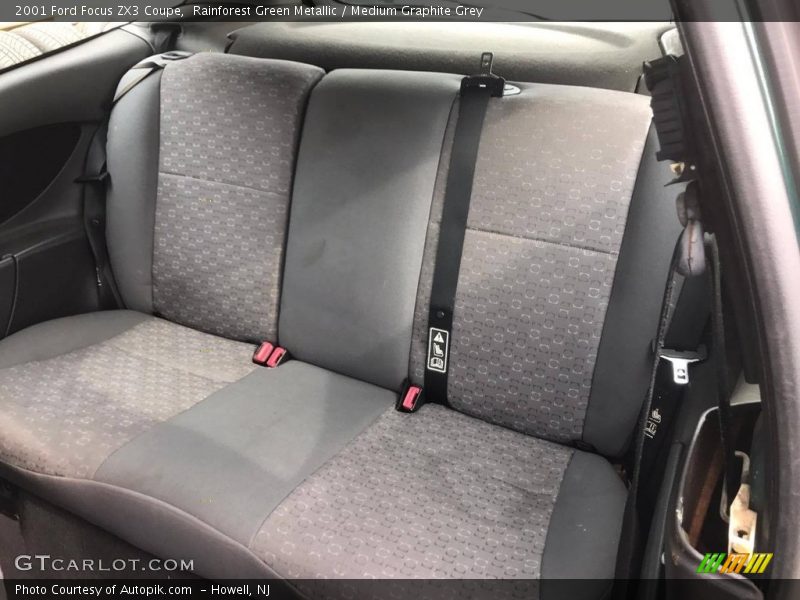 Rainforest Green Metallic / Medium Graphite Grey 2001 Ford Focus ZX3 Coupe