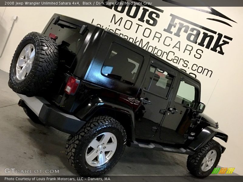 Black / Dark Slate Gray/Med Slate Gray 2008 Jeep Wrangler Unlimited Sahara 4x4