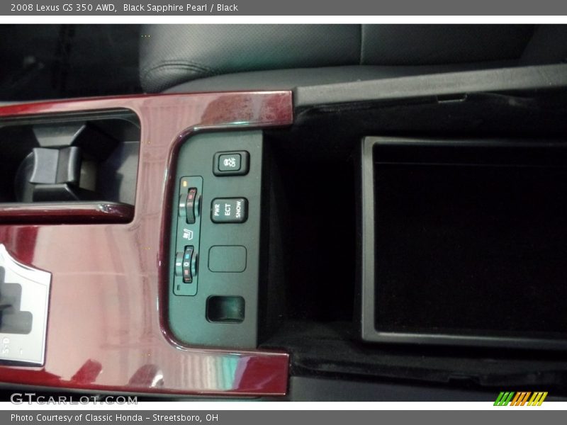 Black Sapphire Pearl / Black 2008 Lexus GS 350 AWD