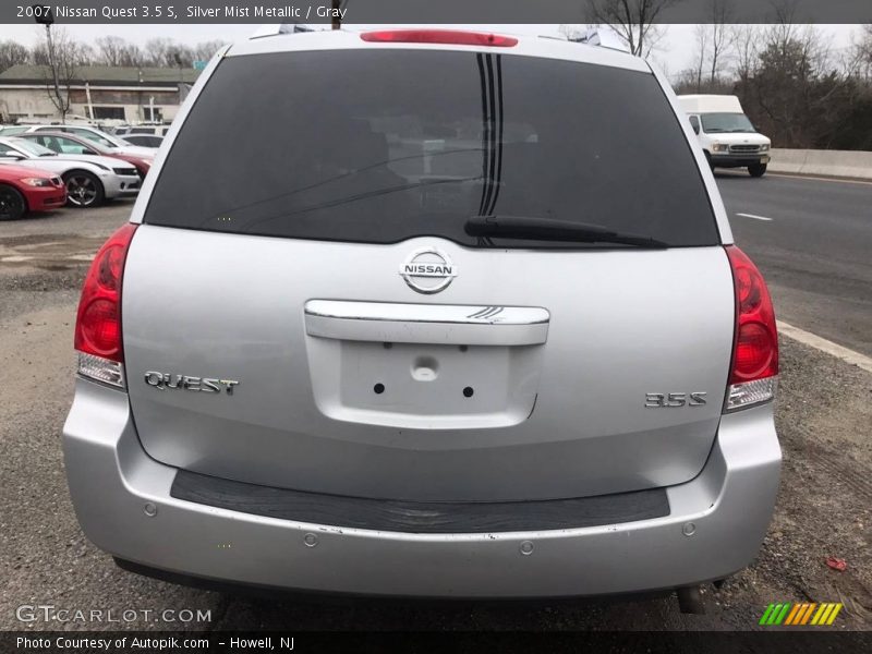 Silver Mist Metallic / Gray 2007 Nissan Quest 3.5 S