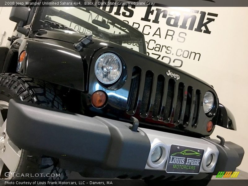 Black / Dark Slate Gray/Med Slate Gray 2008 Jeep Wrangler Unlimited Sahara 4x4