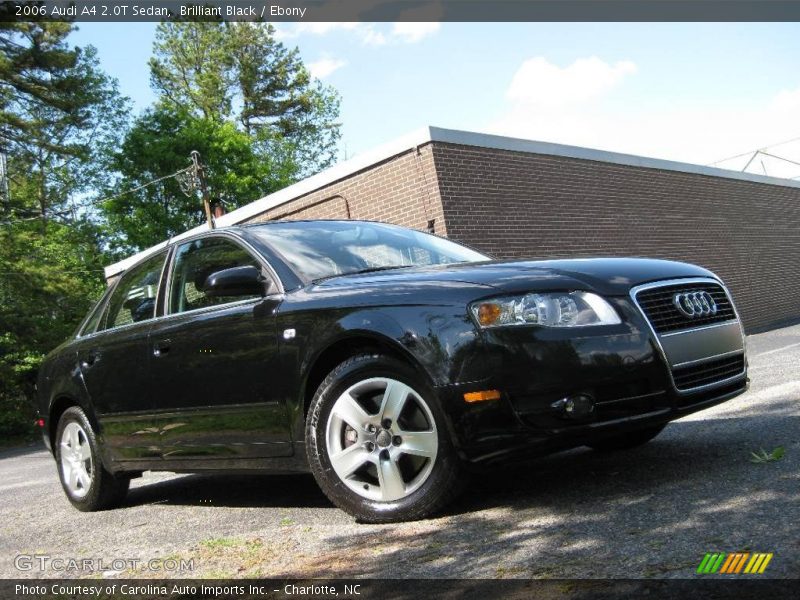 Brilliant Black / Ebony 2006 Audi A4 2.0T Sedan