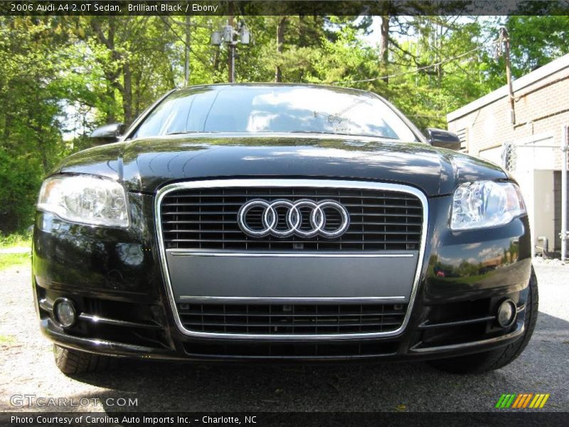 Brilliant Black / Ebony 2006 Audi A4 2.0T Sedan