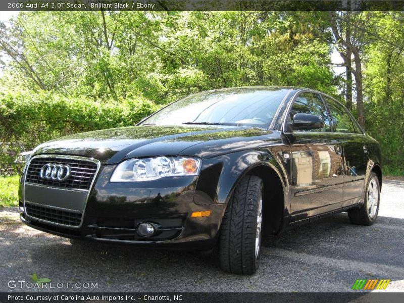 Brilliant Black / Ebony 2006 Audi A4 2.0T Sedan