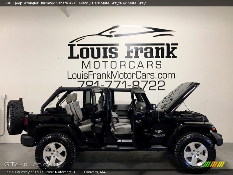 Black / Dark Slate Gray/Med Slate Gray 2008 Jeep Wrangler Unlimited Sahara 4x4