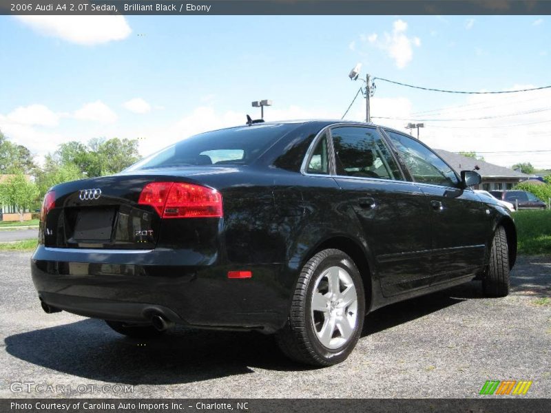 Brilliant Black / Ebony 2006 Audi A4 2.0T Sedan