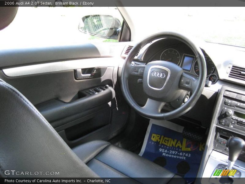 Brilliant Black / Ebony 2006 Audi A4 2.0T Sedan