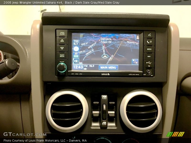 Black / Dark Slate Gray/Med Slate Gray 2008 Jeep Wrangler Unlimited Sahara 4x4