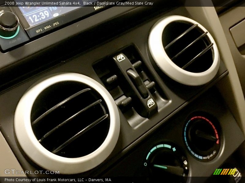 Black / Dark Slate Gray/Med Slate Gray 2008 Jeep Wrangler Unlimited Sahara 4x4