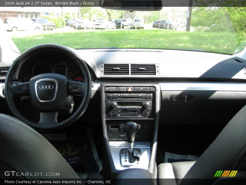 Brilliant Black / Ebony 2006 Audi A4 2.0T Sedan