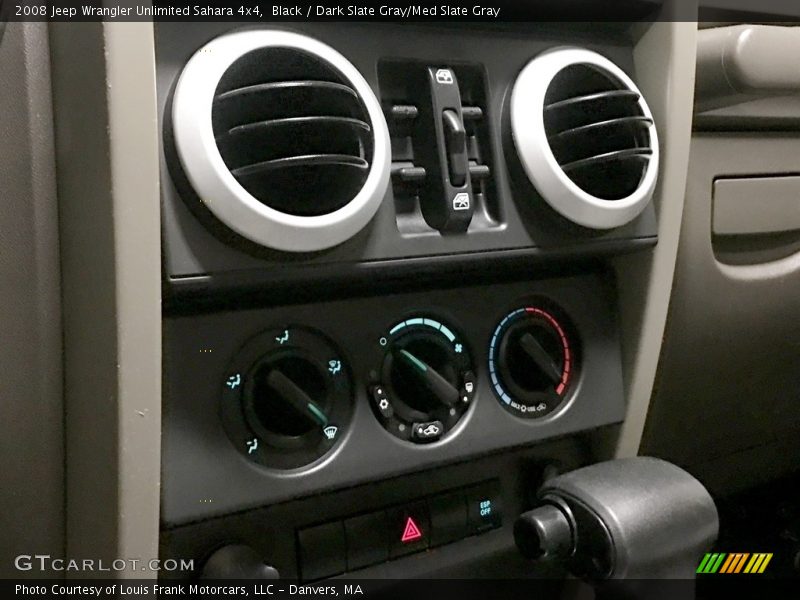 Black / Dark Slate Gray/Med Slate Gray 2008 Jeep Wrangler Unlimited Sahara 4x4