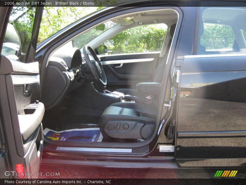 Brilliant Black / Ebony 2006 Audi A4 2.0T Sedan