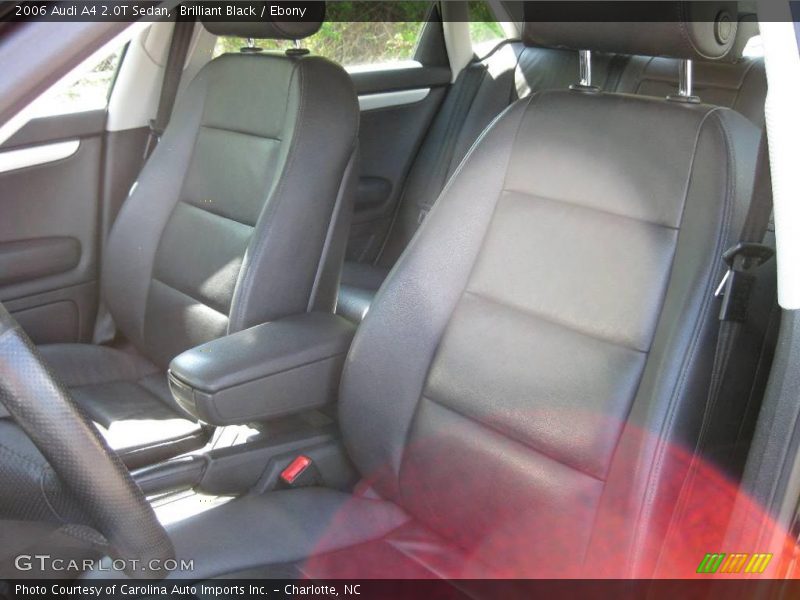 Brilliant Black / Ebony 2006 Audi A4 2.0T Sedan