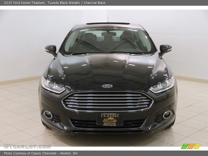Tuxedo Black Metallic / Charcoal Black 2015 Ford Fusion Titanium