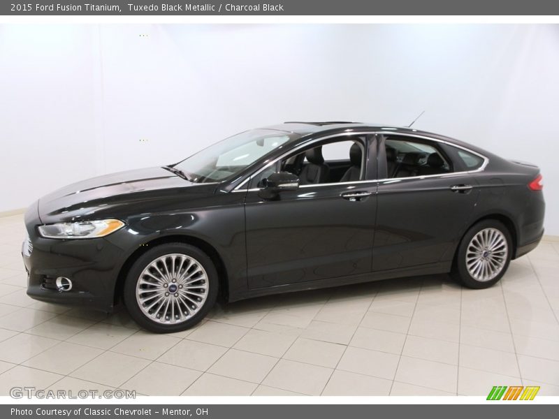 Tuxedo Black Metallic / Charcoal Black 2015 Ford Fusion Titanium