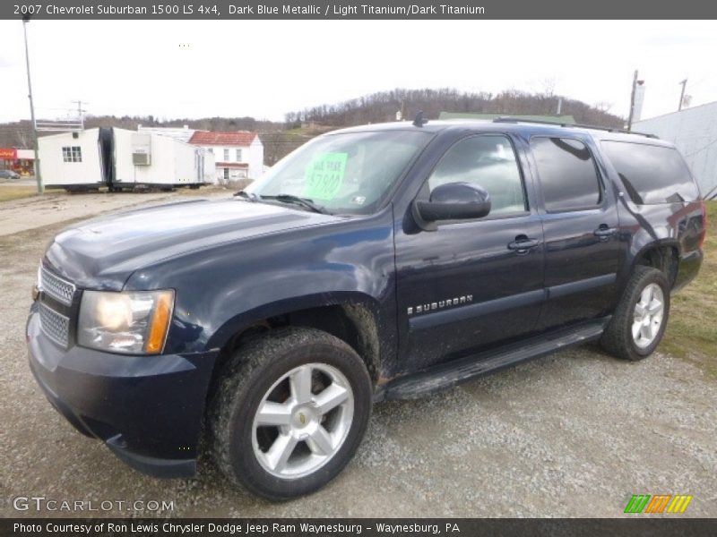 Dark Blue Metallic / Light Titanium/Dark Titanium 2007 Chevrolet Suburban 1500 LS 4x4