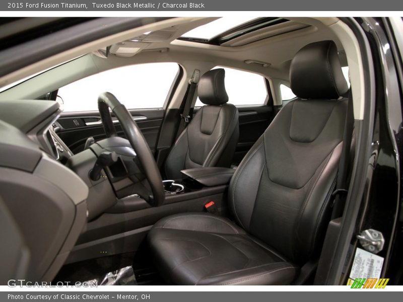 Tuxedo Black Metallic / Charcoal Black 2015 Ford Fusion Titanium