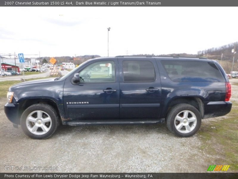 Dark Blue Metallic / Light Titanium/Dark Titanium 2007 Chevrolet Suburban 1500 LS 4x4