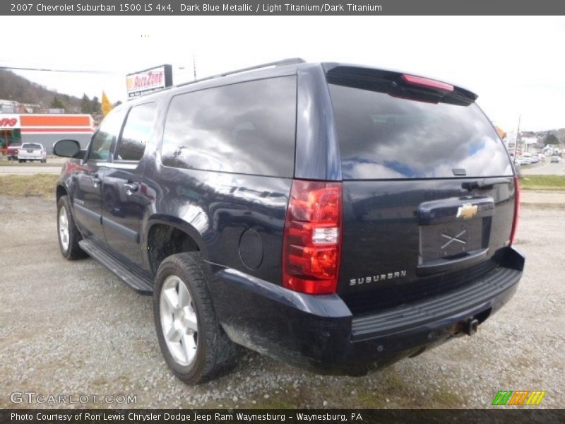 Dark Blue Metallic / Light Titanium/Dark Titanium 2007 Chevrolet Suburban 1500 LS 4x4