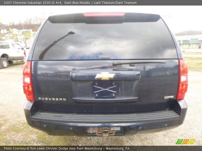 Dark Blue Metallic / Light Titanium/Dark Titanium 2007 Chevrolet Suburban 1500 LS 4x4