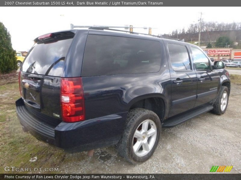 Dark Blue Metallic / Light Titanium/Dark Titanium 2007 Chevrolet Suburban 1500 LS 4x4