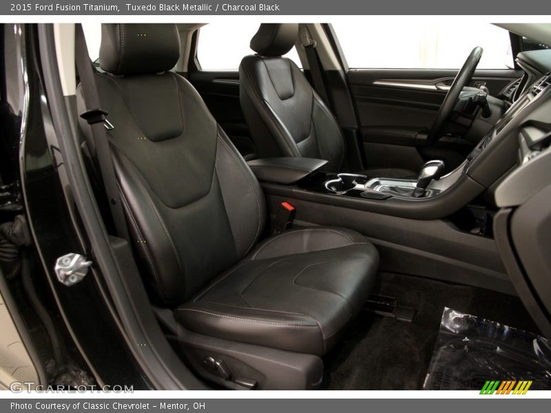 Tuxedo Black Metallic / Charcoal Black 2015 Ford Fusion Titanium