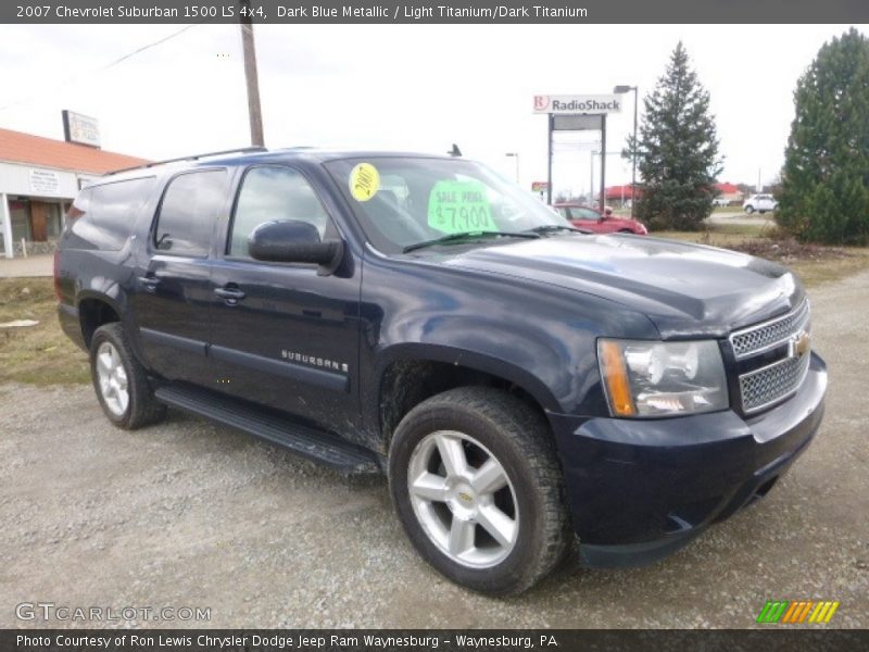 Dark Blue Metallic / Light Titanium/Dark Titanium 2007 Chevrolet Suburban 1500 LS 4x4