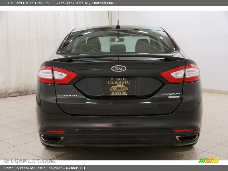 Tuxedo Black Metallic / Charcoal Black 2015 Ford Fusion Titanium