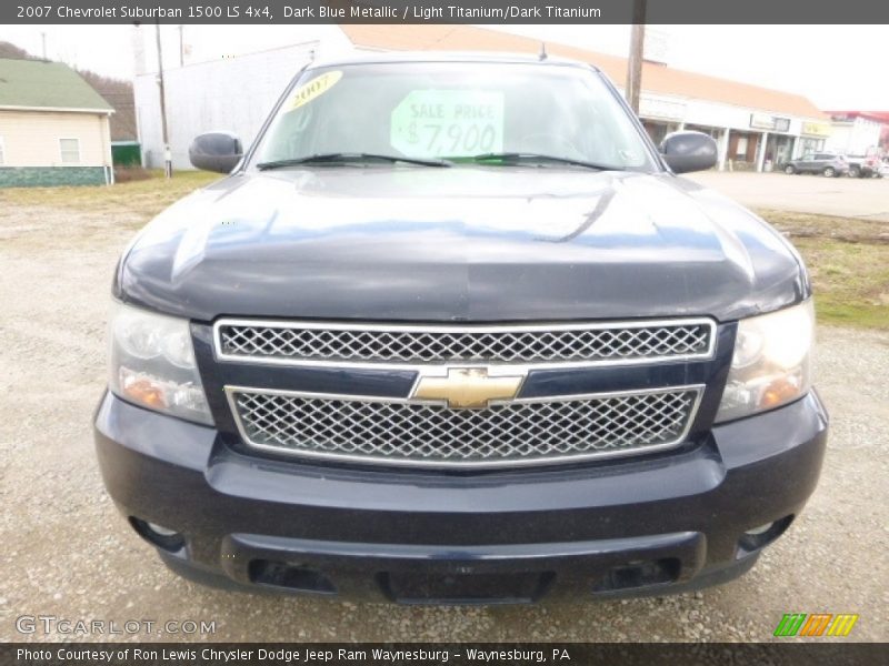 Dark Blue Metallic / Light Titanium/Dark Titanium 2007 Chevrolet Suburban 1500 LS 4x4