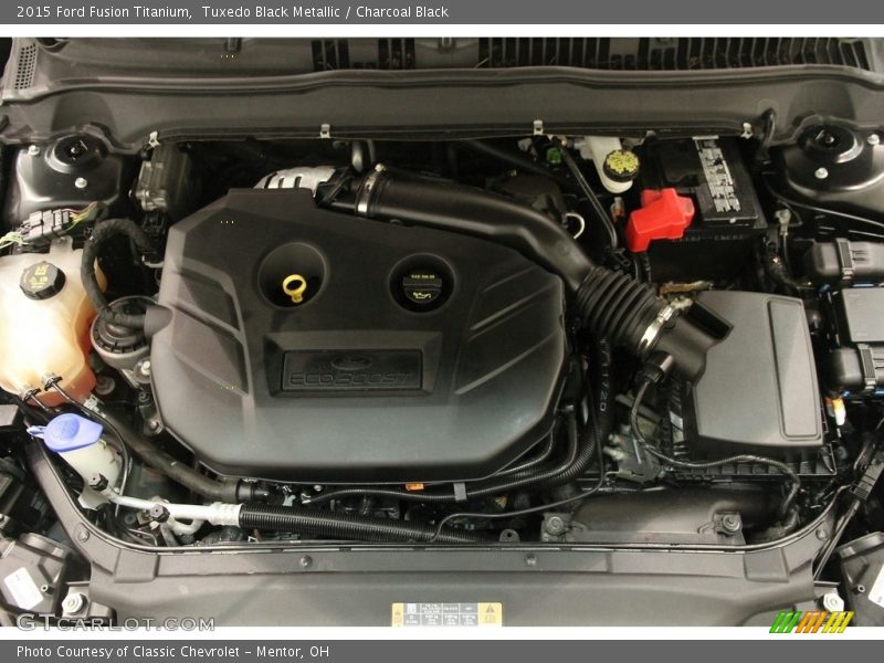 Tuxedo Black Metallic / Charcoal Black 2015 Ford Fusion Titanium