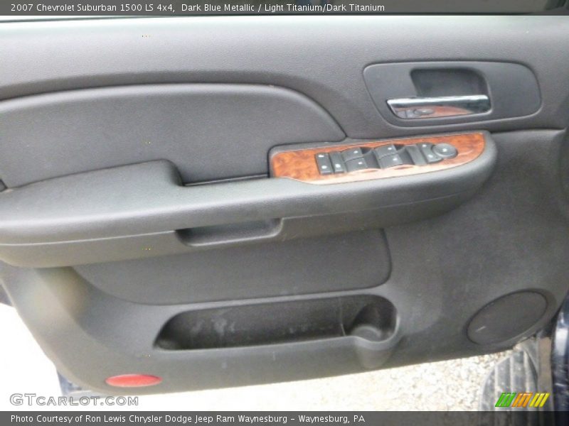 Dark Blue Metallic / Light Titanium/Dark Titanium 2007 Chevrolet Suburban 1500 LS 4x4