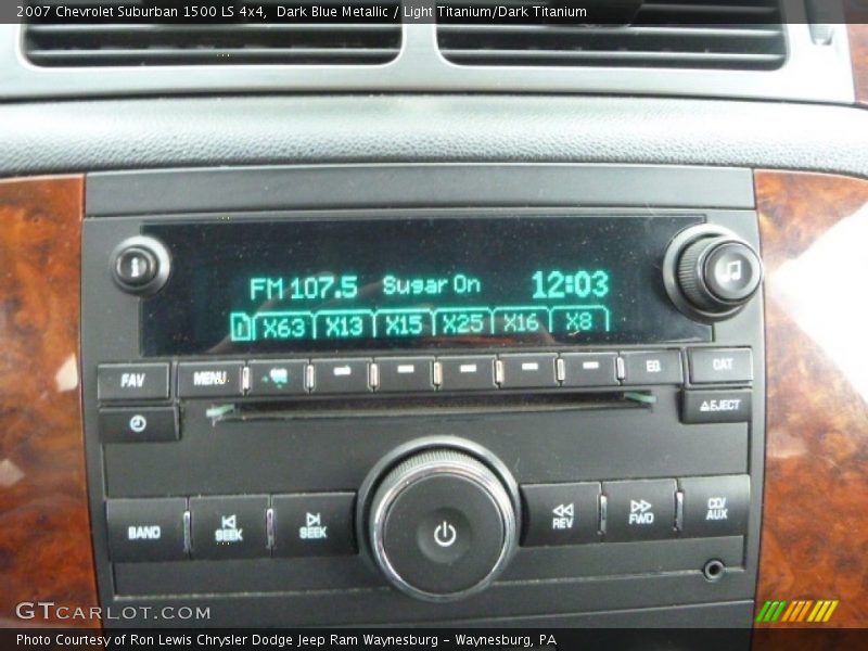 Dark Blue Metallic / Light Titanium/Dark Titanium 2007 Chevrolet Suburban 1500 LS 4x4