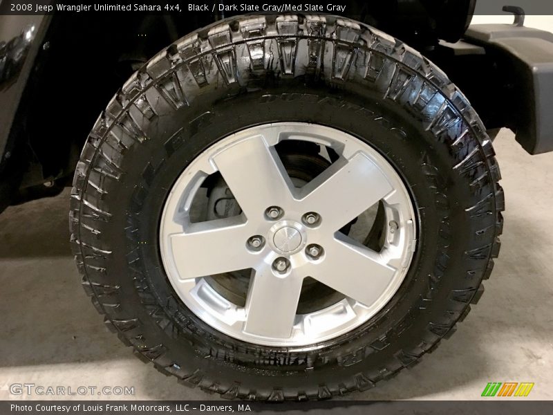 Black / Dark Slate Gray/Med Slate Gray 2008 Jeep Wrangler Unlimited Sahara 4x4