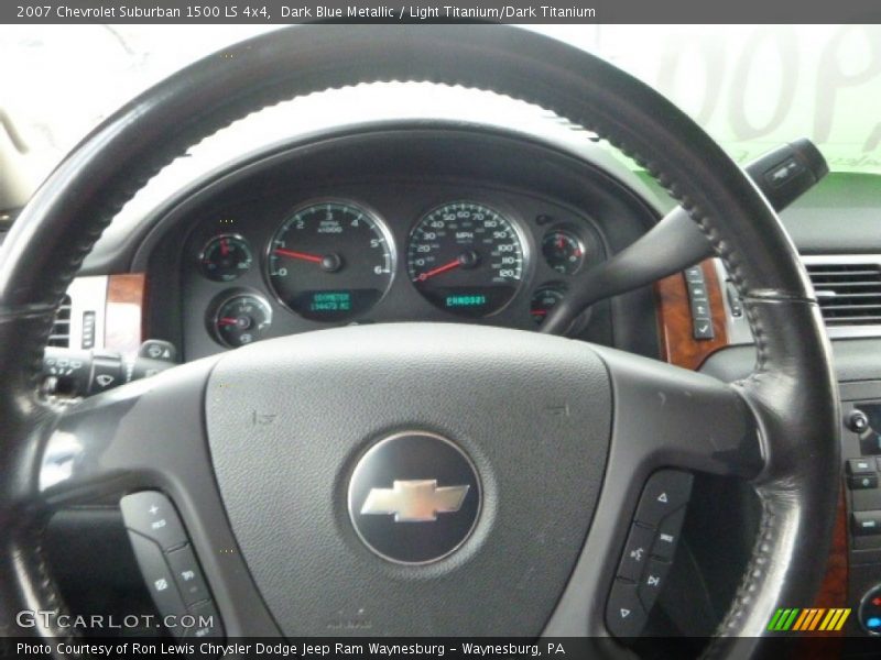 Dark Blue Metallic / Light Titanium/Dark Titanium 2007 Chevrolet Suburban 1500 LS 4x4