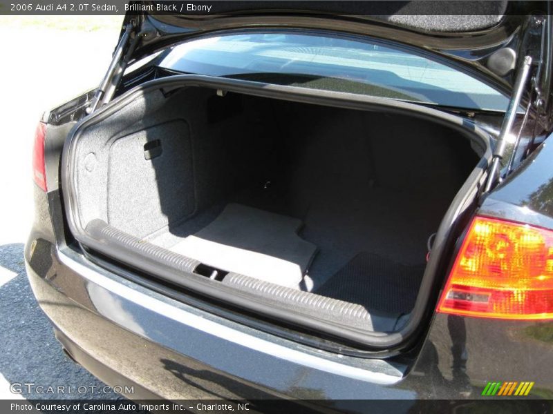 Brilliant Black / Ebony 2006 Audi A4 2.0T Sedan