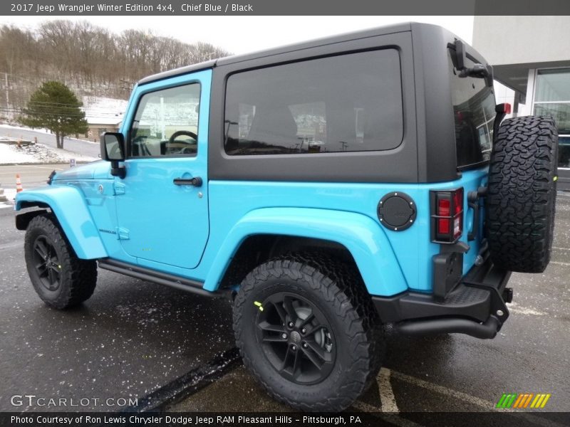 Chief Blue / Black 2017 Jeep Wrangler Winter Edition 4x4